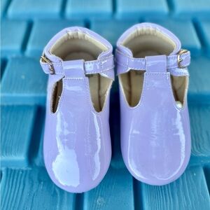Monkey Feet purple lilac Mary Janes 3/4 y